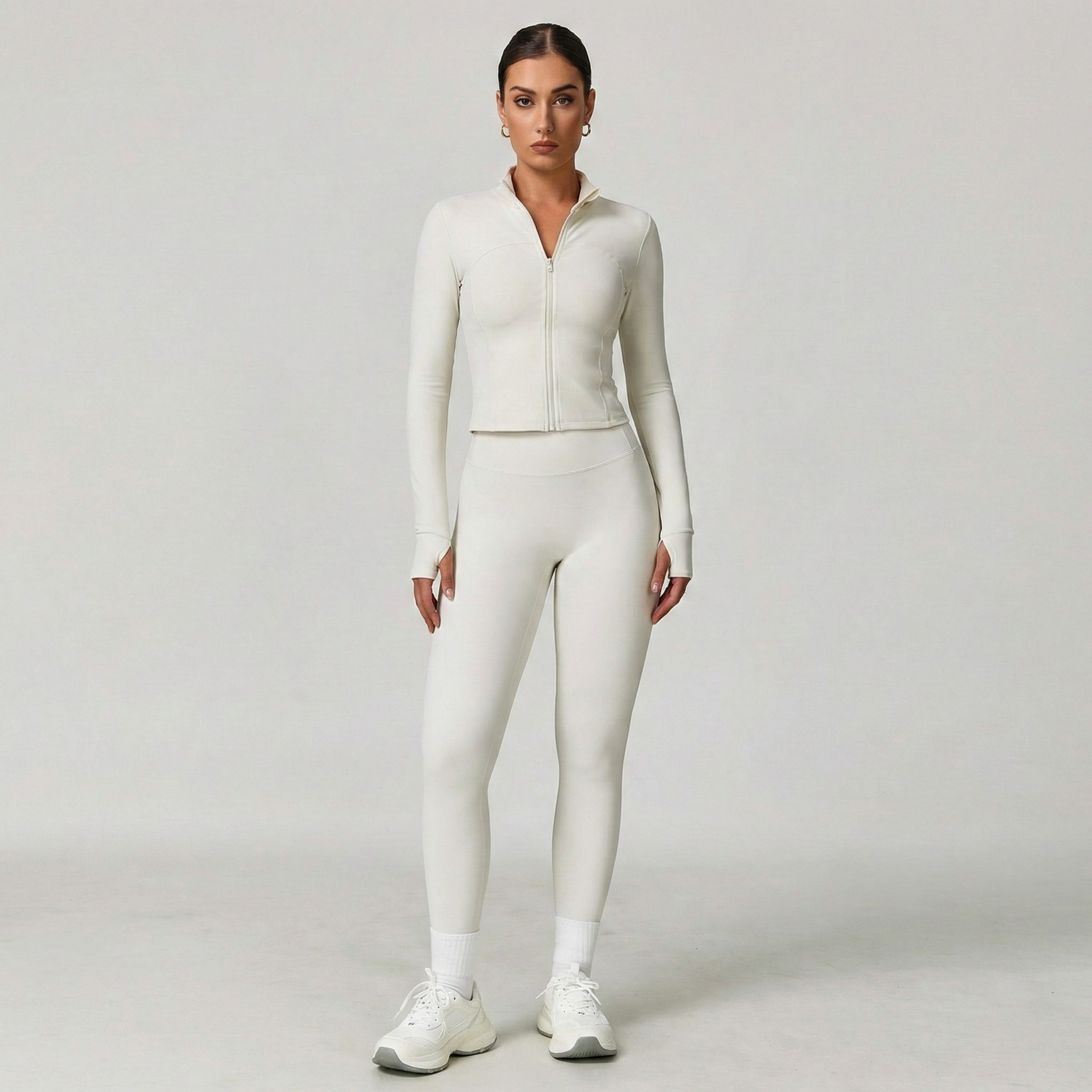 Basic High-Waist Pants