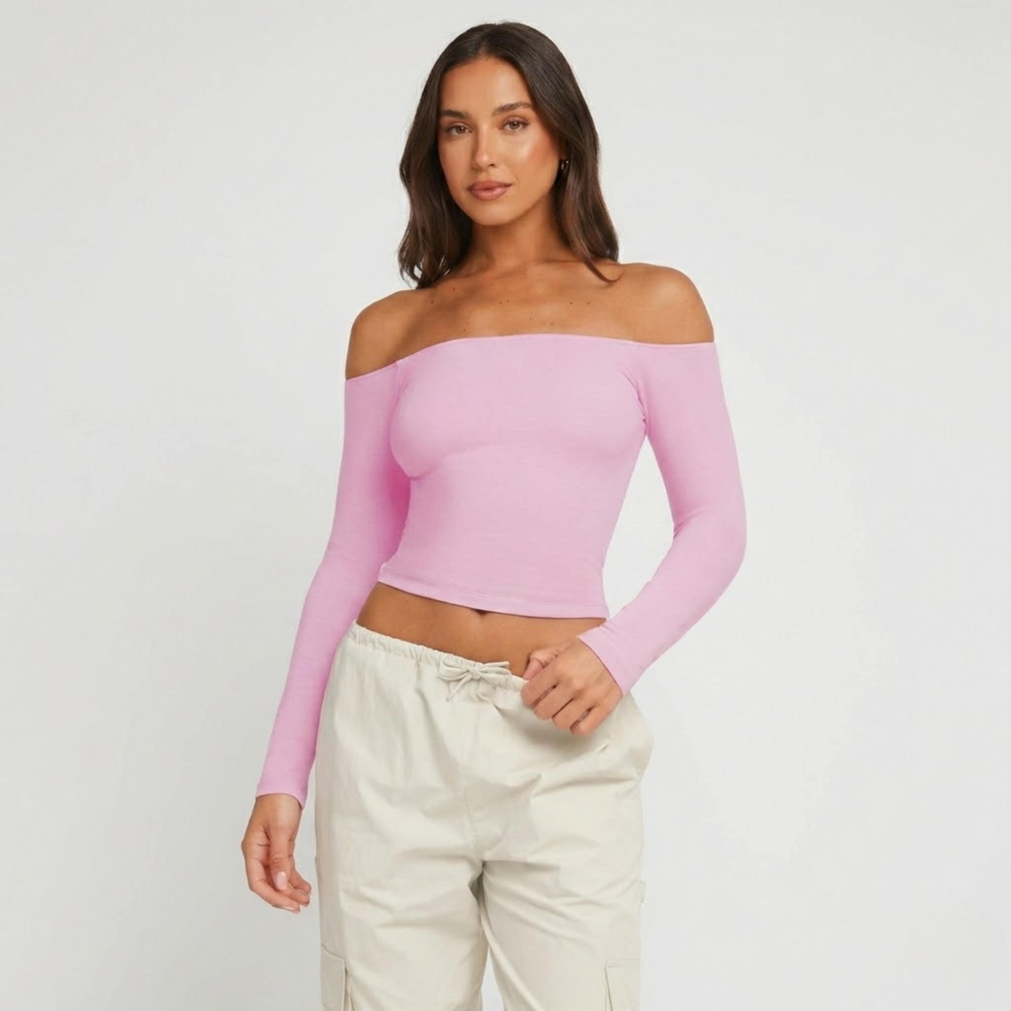 Flow One-Shoulder Long Sleeve Top