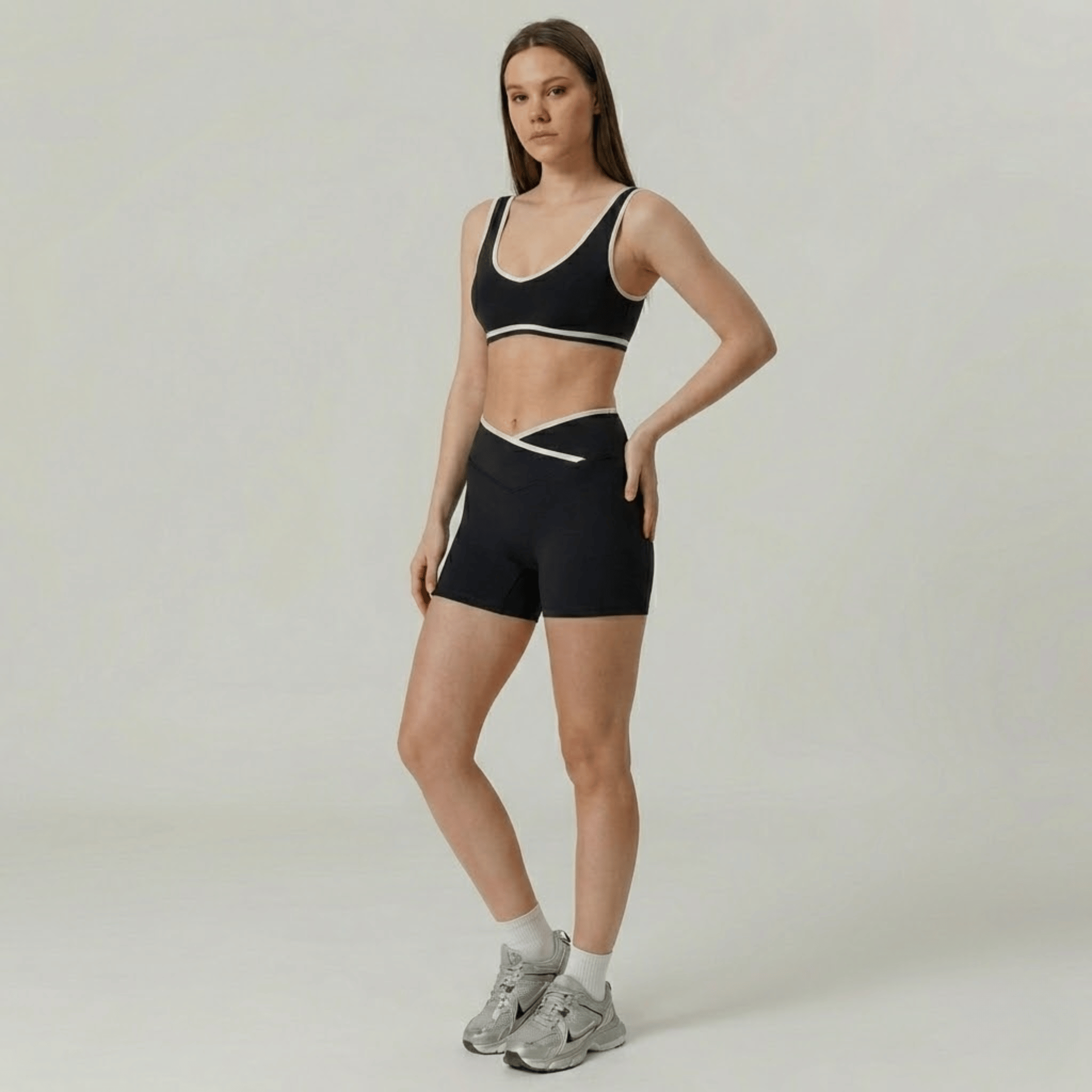 Studio Contrast Shorts Set