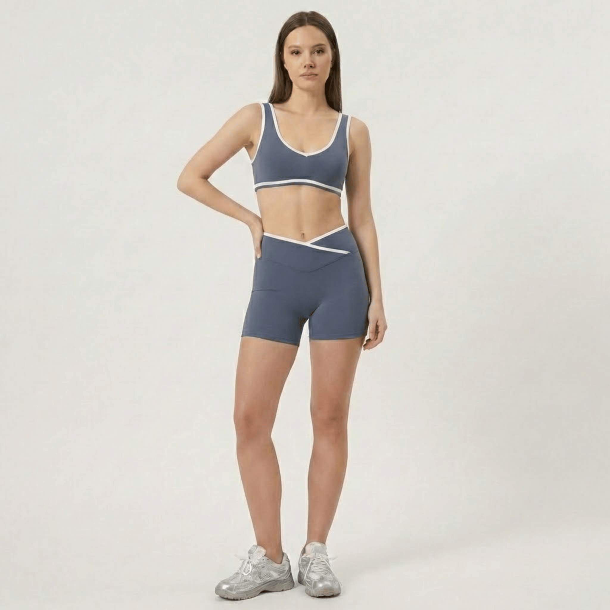 Studio Contrast Shorts Set