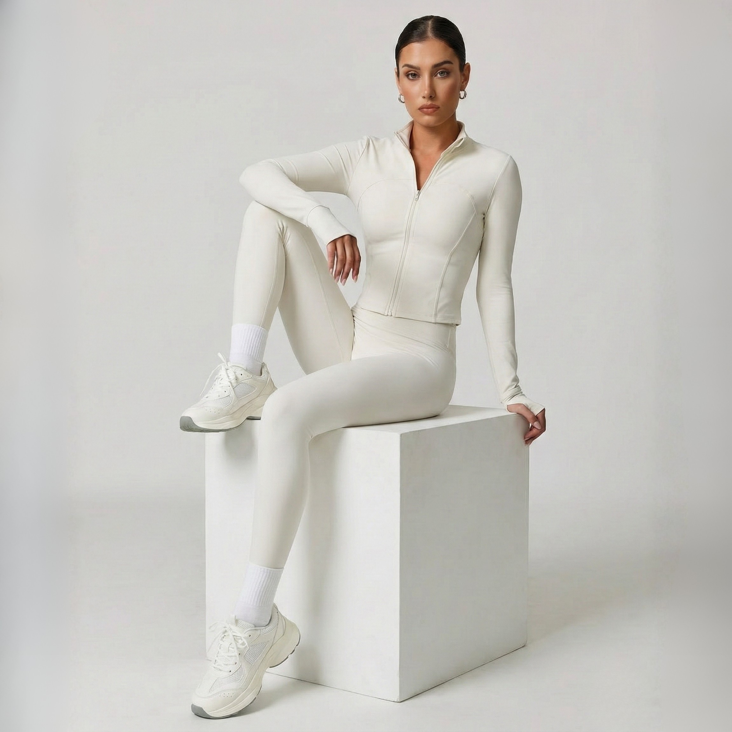 Basic High-Waist Pants