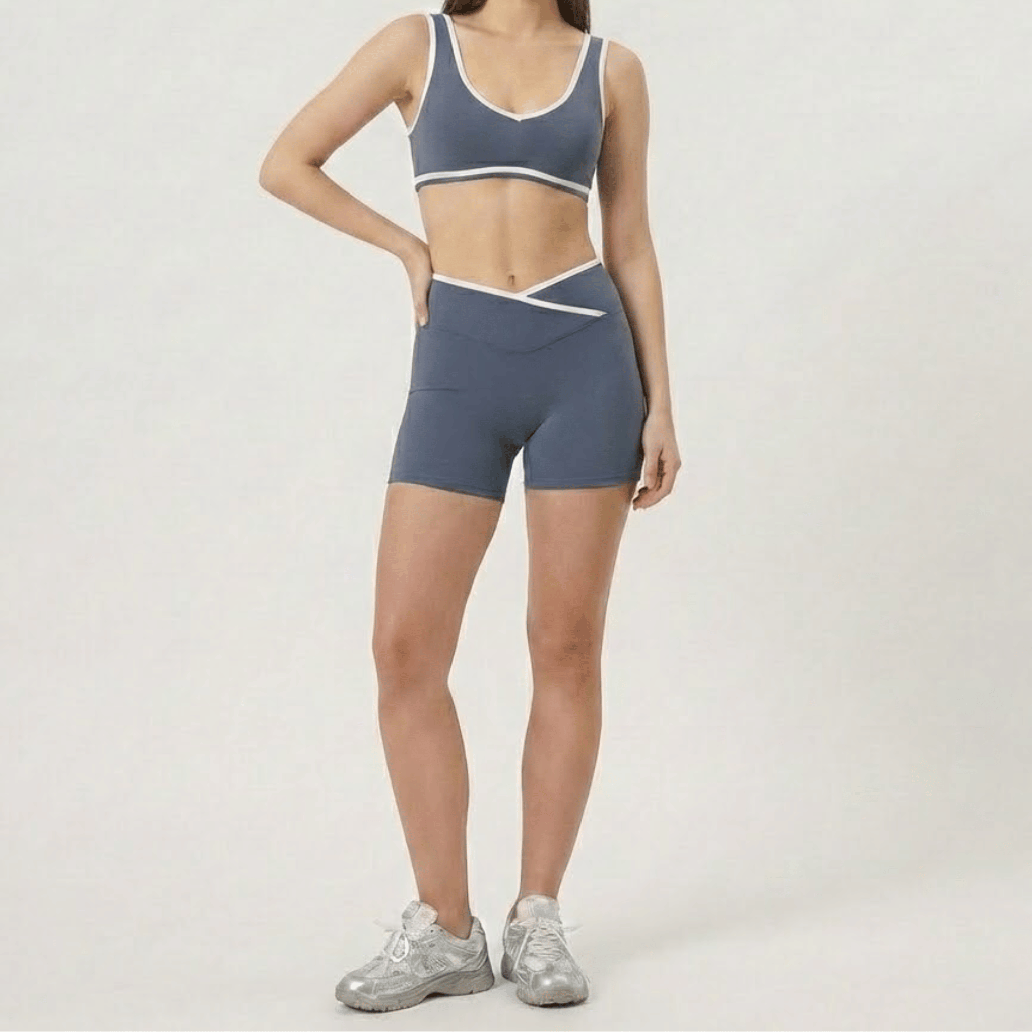 Studio Contrast Shorts Set