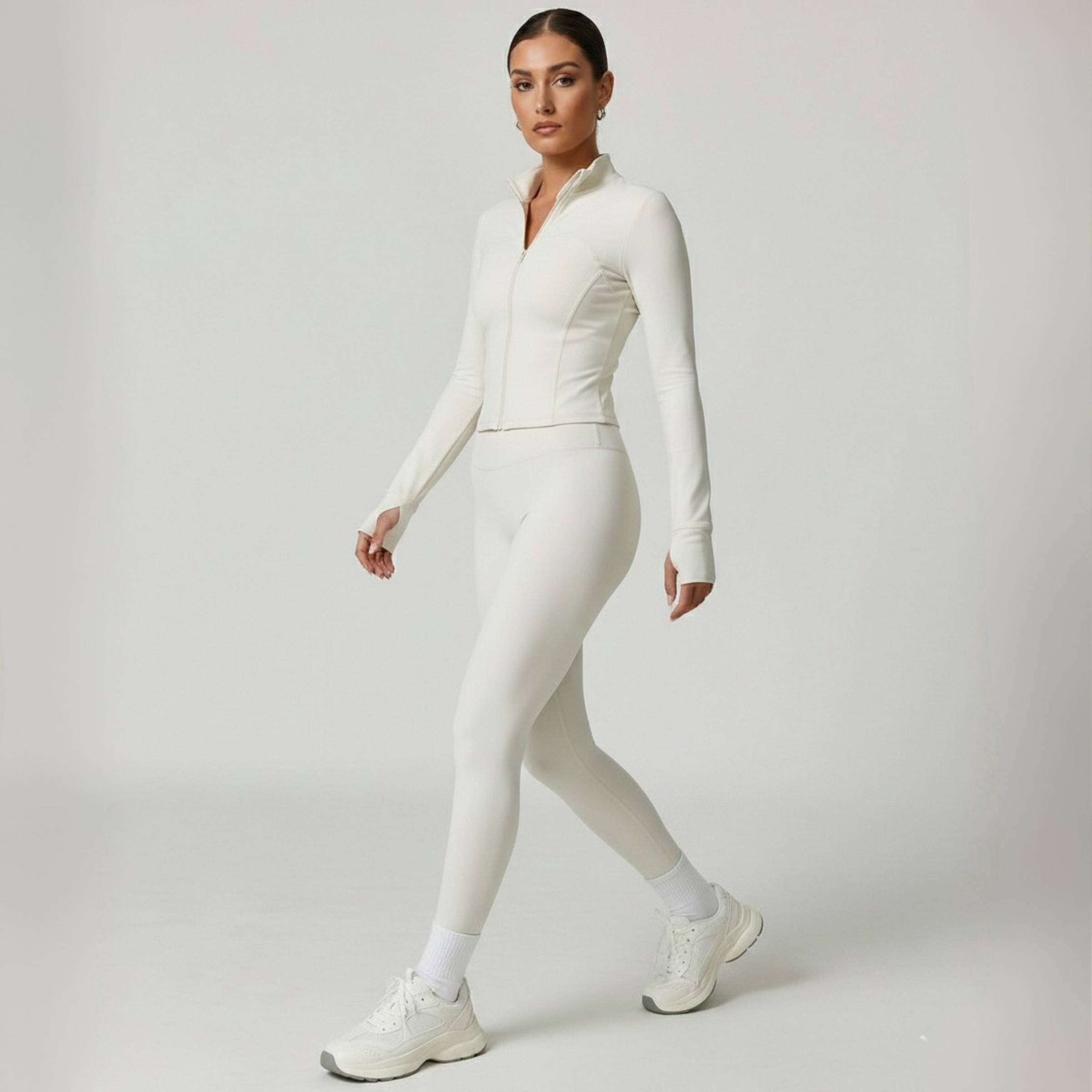 Basic High-Waist Pants