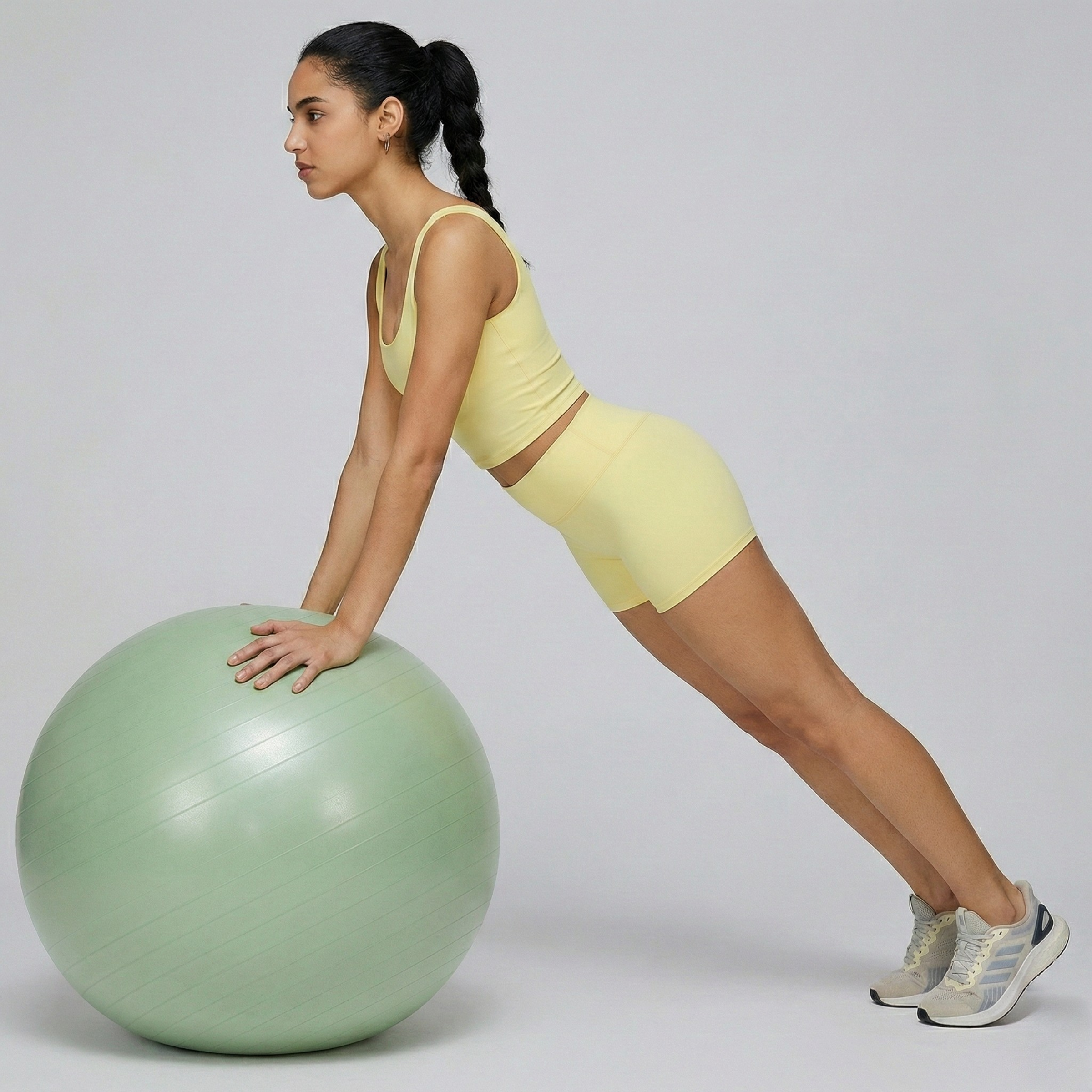 Basic Brushed High-Waist Shorts