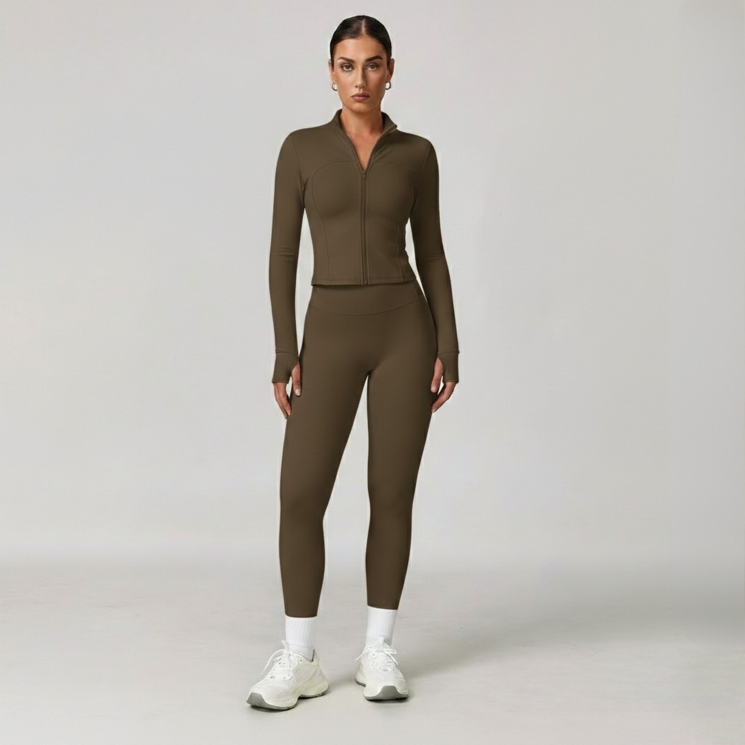 Basic High-Waist Pants