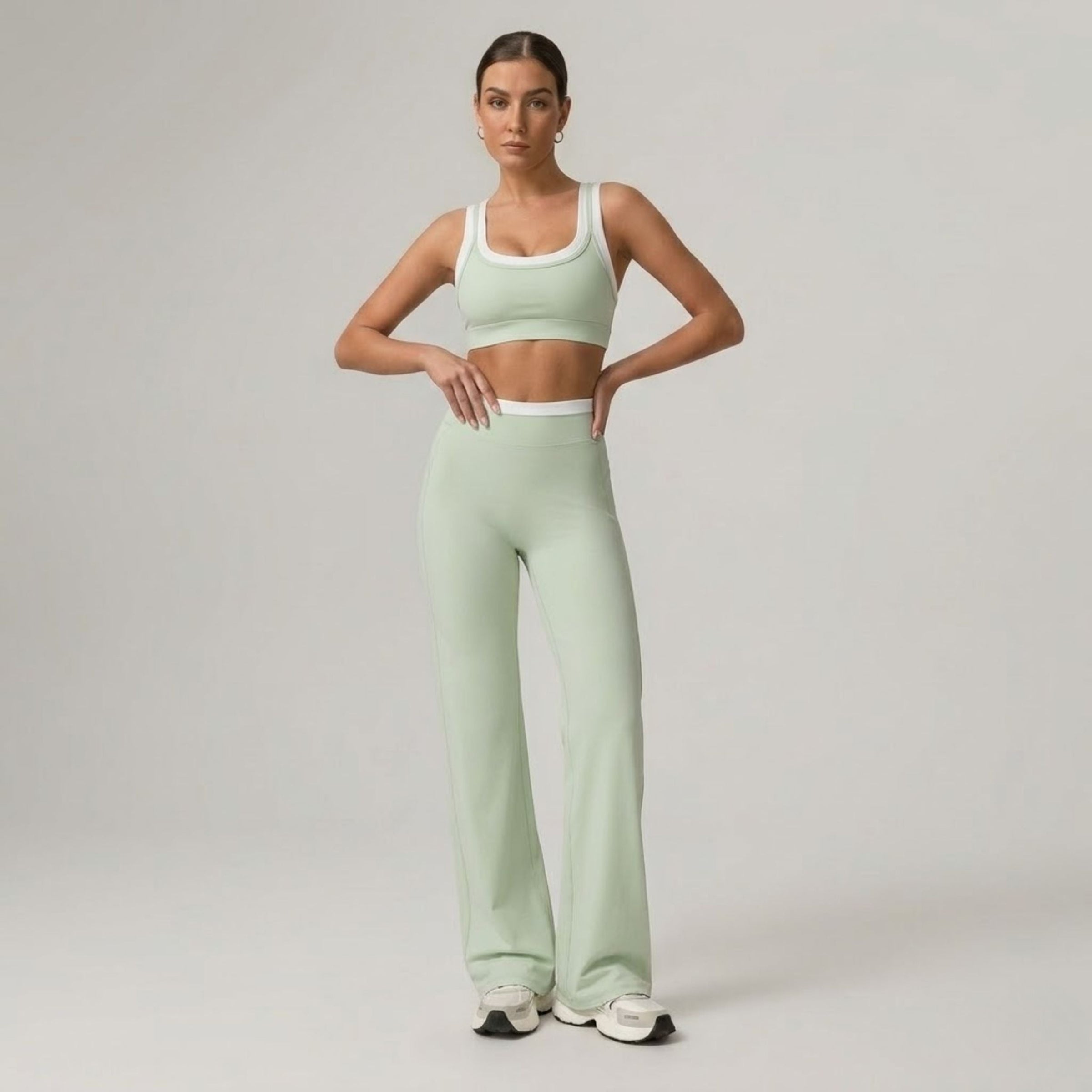Feel Feel High Waisted Wide Pants