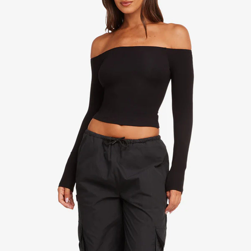 Flow One-Shoulder Long Sleeve Top