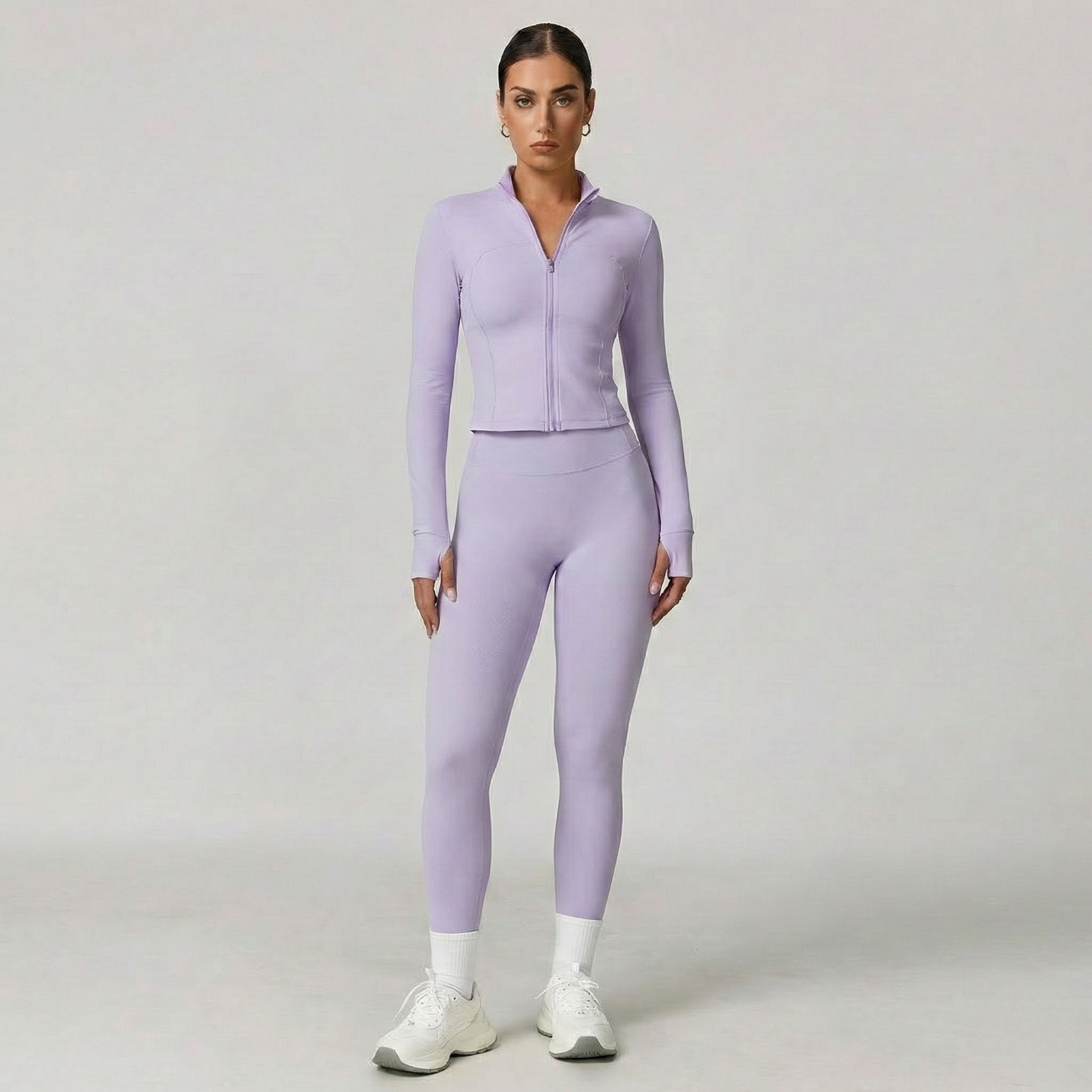 Basic High-Waist Pants