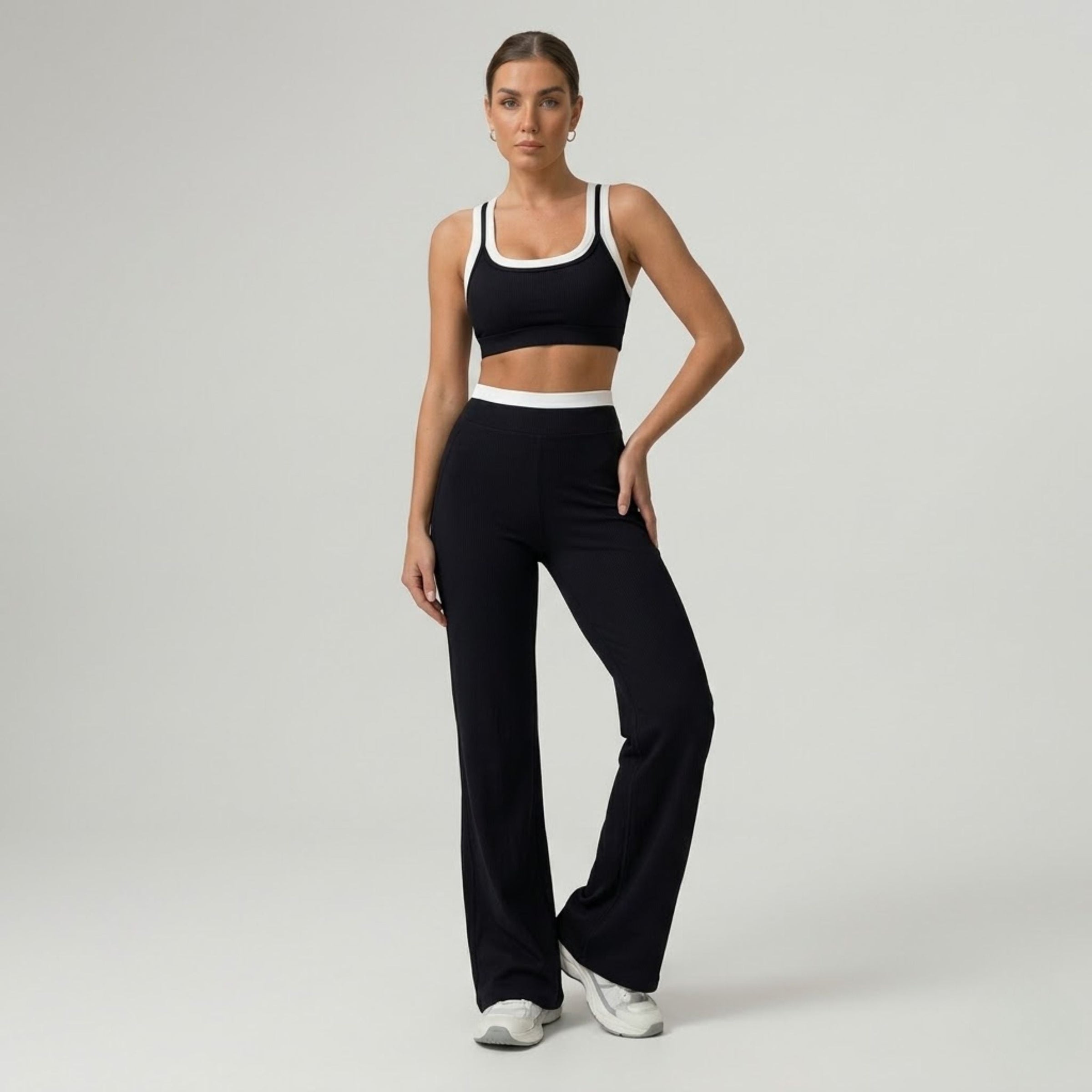 Feel Feel High Waisted Wide Pants