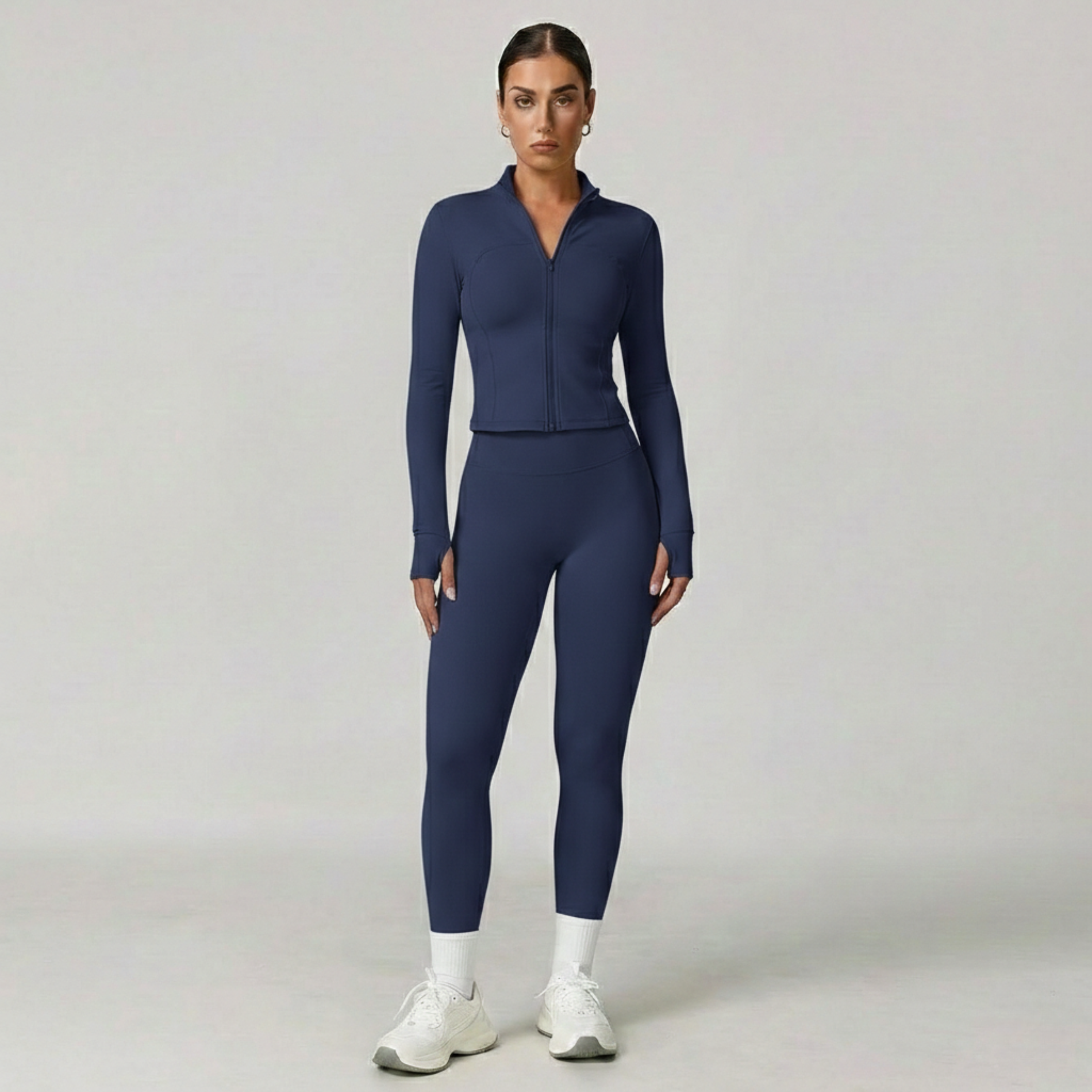 Basic High-Waist Pants